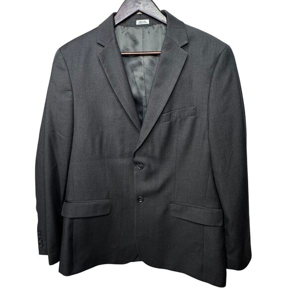 Calvin Klein 3-Piece Gray Suit Blazer Vest Pants Size L 34x30 - Picture 2 of 13